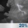 Tonight: Isolated Showers And Thunderstorms